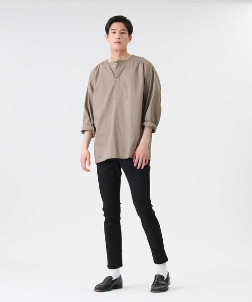 BACK NUMBER（バックナンバー）の「【BACK NUMBER】ＤＲＹスリーピングシャツ（シャツ/ブラウス・メンズ・ベージュ/ブラック・L/XL/M）」の12枚目の写真