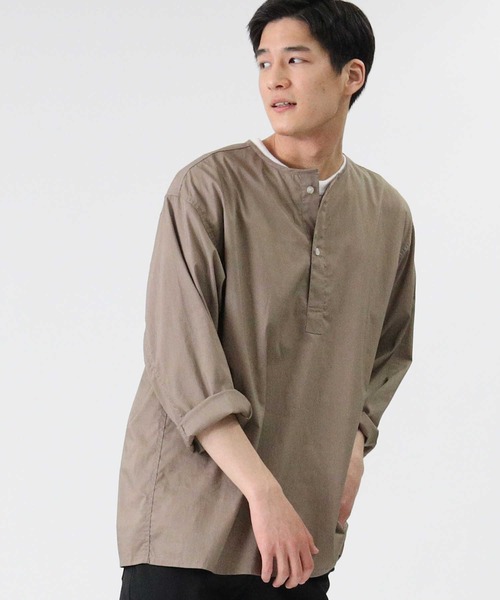 BACK NUMBER（バックナンバー）の「【BACK NUMBER】ＤＲＹスリーピングシャツ（シャツ/ブラウス・メンズ・ベージュ/ブラック・L/XL/M）」の16枚目の写真