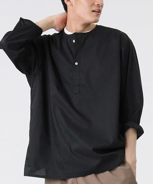 BACK NUMBER（バックナンバー）の「【BACK NUMBER】ＤＲＹスリーピングシャツ（シャツ/ブラウス・メンズ・ベージュ/ブラック・L/XL/M）」の5枚目の写真