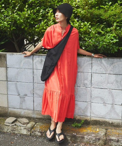 ティアードカフタンワンピース（ワンピース）｜Auntie Rosa Holiday