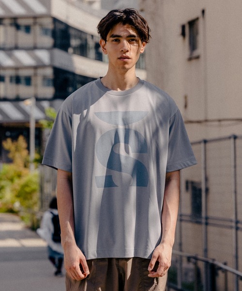 GLOBAL WORK(グローバルワーク)の「【スポーツライン】LOGOプリント-T/938999(Tシャツ/カットソー・メンズ・ホワイト/ライトブルー/ライトグリーン・MEDIUM/LARGE)」の3枚目の写真