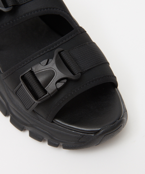 MYSELF ABAHOUSE（マイセルフアバハウス）の「ボリューム ソール ストラップ サンダル（ソックス付）（サンダル・メンズ・ブラック・M/L）」の8枚目の写真