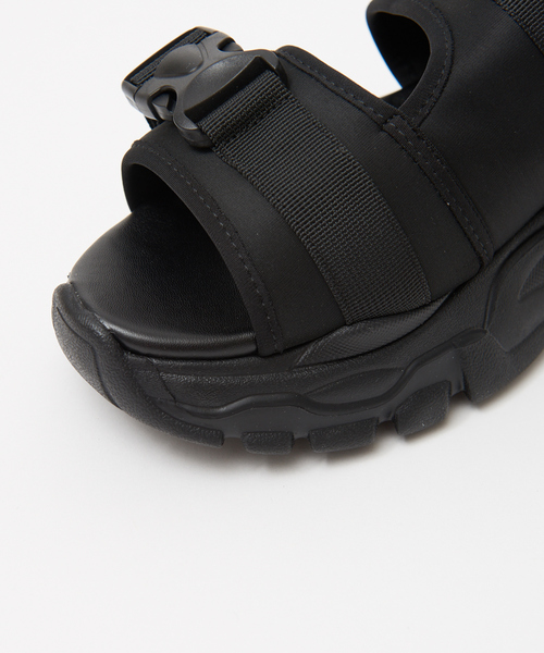 MYSELF ABAHOUSE（マイセルフアバハウス）の「ボリューム ソール ストラップ サンダル（ソックス付）（サンダル・メンズ・ブラック・M/L）」の12枚目の写真