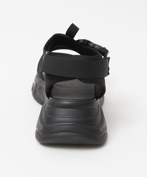 MYSELF ABAHOUSE（マイセルフアバハウス）の「ボリューム ソール ストラップ サンダル（ソックス付）（サンダル・メンズ・ブラック・M/L）」の13枚目の写真