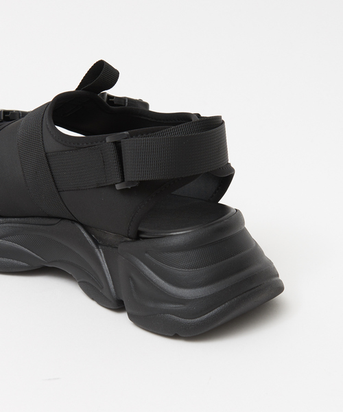 MYSELF ABAHOUSE（マイセルフアバハウス）の「ボリューム ソール ストラップ サンダル（ソックス付）（サンダル・メンズ・ブラック・M/L）」の14枚目の写真