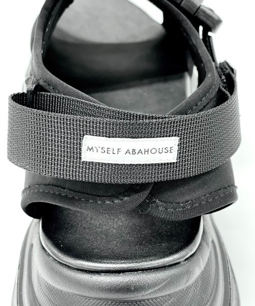 MYSELF ABAHOUSE（マイセルフアバハウス）の「ボリューム ソール ストラップ サンダル（ソックス付）（サンダル・メンズ・ブラック・M/L）」の21枚目の写真