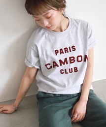 SLOBE IENA | 【LE BOUCLARD】 ロゴTシャツ【洗濯機洗い可】◆(Tシャツ/カットソー)