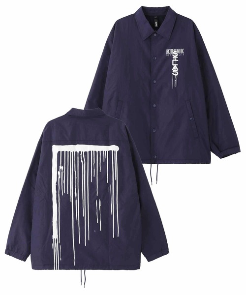 SILAS(サイラス)の「SILASxKRINK COACH JACKET(ナイロンジャケット・メンズ・ホワイト/ネイビー/ブラック・LARGE/X-LARGE)」の3枚目の写真