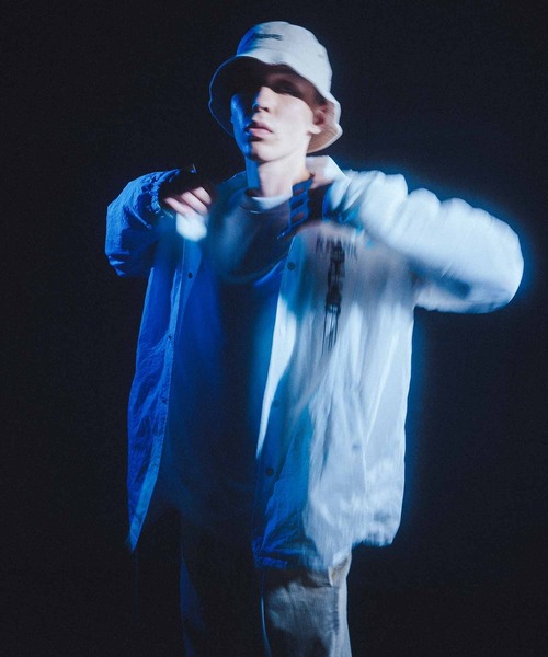 SILAS(サイラス)の「SILASxKRINK COACH JACKET(ナイロンジャケット・メンズ・ホワイト/ネイビー/ブラック・LARGE/X-LARGE)」の5枚目の写真