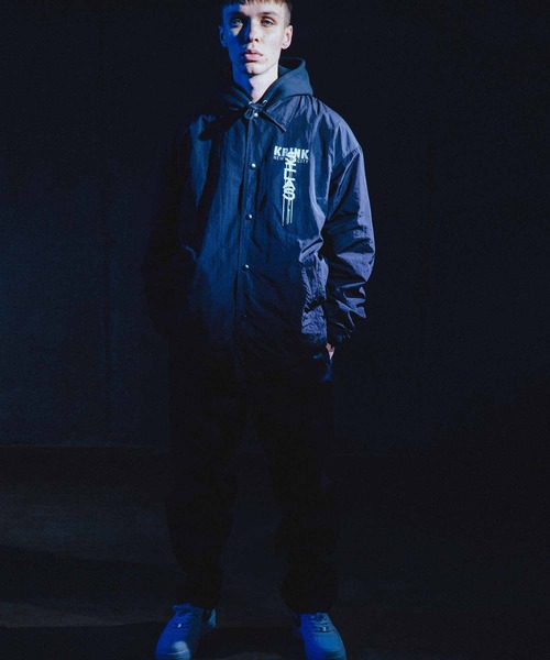 SILAS(サイラス)の「SILASxKRINK COACH JACKET(ナイロンジャケット・メンズ・ホワイト/ネイビー/ブラック・LARGE/X-LARGE)」の6枚目の写真