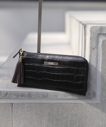 florist | 【FLORGE】パステル＆ビビットクロコダイル柄型押しレザーL字ウォレット(財布)