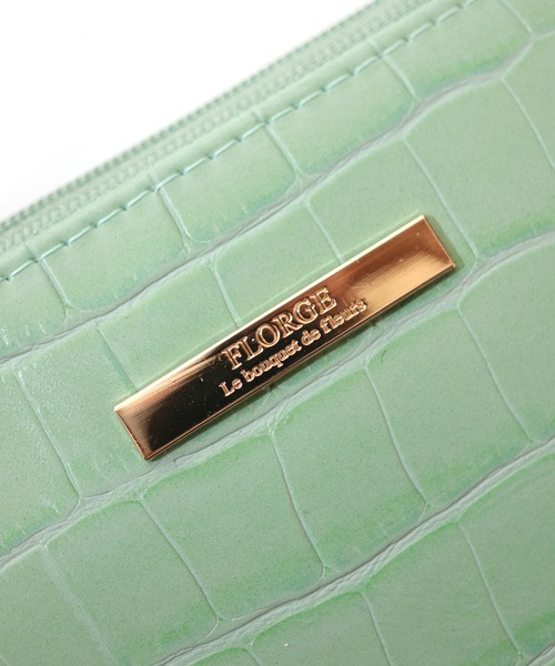 florist(フローリスト)の「【FLORGE】パステル&ビビットクロコダイル柄型押しレザーL字ウォレット(財布・レディース・グレー/レッド/イエロー/ライトグレー/グリーン/ライトグリーン/オレンジ/ライトブルー/ライトベージュ/ピンク/ブラウン/ブラック・FREE)」の15枚目の写真