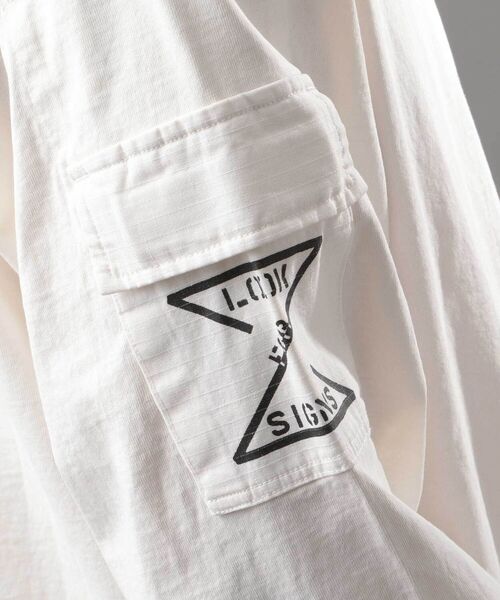 AVIREX（アヴィレックス）の「フェイドウォッシュ ファティーグ 長袖 Tシャツ / LS FADE WASH FATIGUE T-SHIRT / アヴィレックス / AVIREX（Tシャツ/カットソー・メンズ・ブラック/オフホワイト/ブラウン系カモフラージュ/オリーブ・MEDIUM/LARGE/X-LARGE/XX-LARGE）」の16枚目の写真