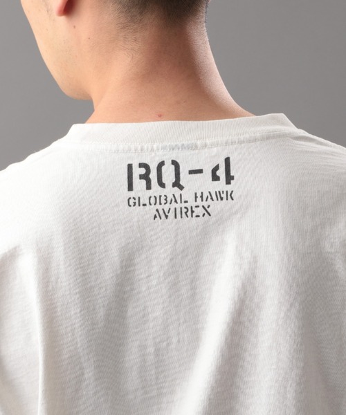 AVIREX（アヴィレックス）の「フェイドウォッシュ ファティーグ 長袖 Tシャツ / LS FADE WASH FATIGUE T-SHIRT / アヴィレックス / AVIREX（Tシャツ/カットソー・メンズ・ブラック/オフホワイト/ブラウン系カモフラージュ/オリーブ・MEDIUM/LARGE/X-LARGE/XX-LARGE）」の6枚目の写真