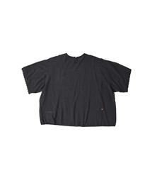 極美品 45R 45rpm レースdeニットソーTシャツ 45R（フォーティファイブアール）の「レースdeニットソーTシャツ