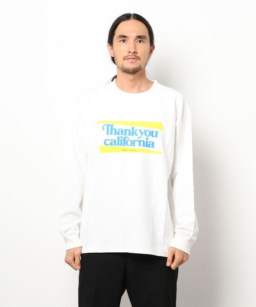 KRIFF MAYER（クリフメイヤー）の「ヘビー天竺プリントロンTEE(THANK)（Tシャツ/カットソー・メンズ・オフホワイト/ライトブルー/チャコール・MEDIUM/LARGE/X-LARGE）」の16枚目の写真