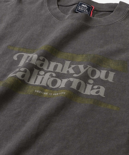 KRIFF MAYER（クリフメイヤー）の「ヘビー天竺プリントロンTEE(THANK)（Tシャツ/カットソー・メンズ・オフホワイト/ライトブルー/チャコール・MEDIUM/LARGE/X-LARGE）」の14枚目の写真