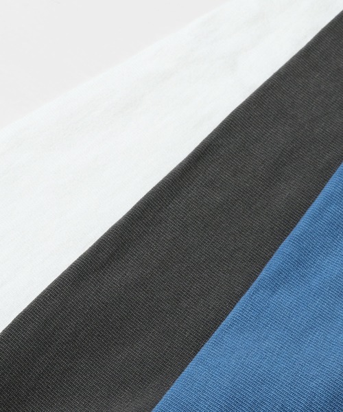 KRIFF MAYER（クリフメイヤー）の「ヘビー天竺プリントロンTEE(THANK)（Tシャツ/カットソー・メンズ・オフホワイト/ライトブルー/チャコール・MEDIUM/LARGE/X-LARGE）」の10枚目の写真