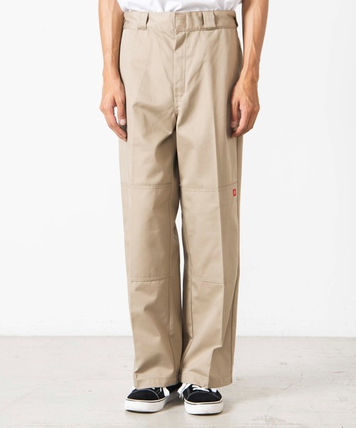 Dickies（ディッキーズ）の「∴WEGO/別注 Dickiesダブルニーワークパンツ（カーゴパンツ・メンズ・ダークグリーン/ベージュ/ワイン・MEDIUM/LARGE）」の13枚目の写真