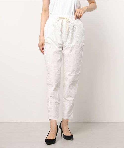 SFW(エスエフダブリュー)の「綿麻 ストレートパンツ(その他パンツ・レディース・ホワイト/ライトグレー/ライトブルー/ブラック/ベージュ/ネイビー/ライム/グリーン/テラコッタ・LL)」の18枚目の写真