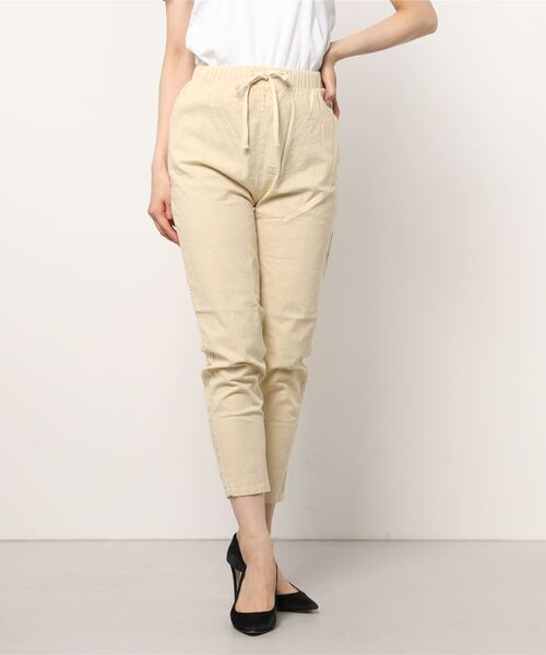 SFW(エスエフダブリュー)の「綿麻 ストレートパンツ(その他パンツ・レディース・ホワイト/ライトグレー/ライトブルー/ブラック/ベージュ/ネイビー/ライム/グリーン/テラコッタ・LL)」の17枚目の写真