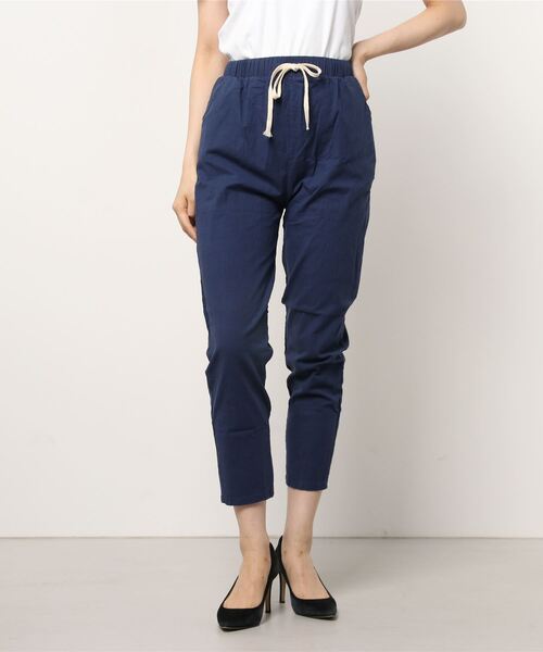 SFW(エスエフダブリュー)の「綿麻 ストレートパンツ(その他パンツ・レディース・ホワイト/ライトグレー/ライトブルー/ブラック/ベージュ/ネイビー/ライム/グリーン/テラコッタ・LL)」の15枚目の写真