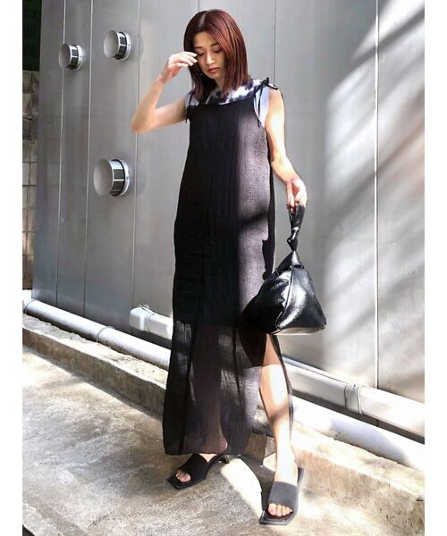 EMODA（エモダ）の「バンドプレートサンダル（サンダル・レディース・ブラック/アイボリー・SMALL/MEDIUM/LARGE）」の6枚目の写真