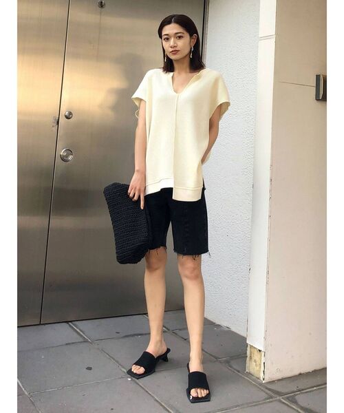 EMODA（エモダ）の「バンドプレートサンダル（サンダル・レディース・ブラック/アイボリー・SMALL/MEDIUM/LARGE）」の12枚目の写真