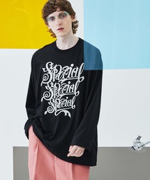 MAISON SPECIAL | 《ユニセックスアイテム》「Special」刺繍プライムオーバーロングスリーブTシャツ 【MAISON SPECIAL/メゾンスペシャル】(Tシャツ/カットソー)