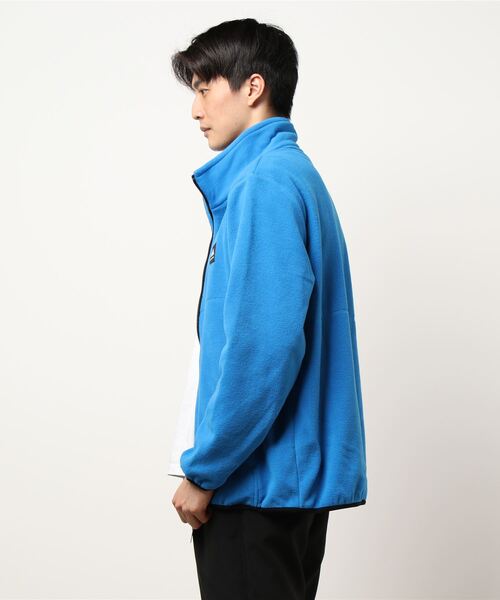 Quiksilver（クイックシルバー）の「QS ZIP/クイックシルバージップアップスタンドカラーフリース（その他トップス・メンズ・ブラック/ブルー・MEDIUM/LARGE）」の3枚目の写真