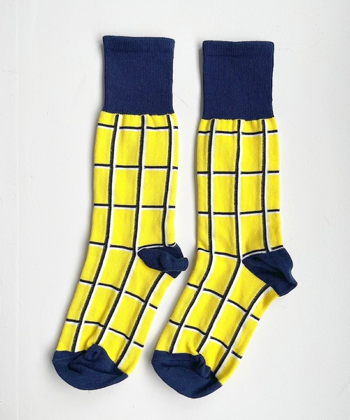 SANSeLF(サンセルフ)の「【SANSeLF】design socks sana21a003(ソックス/靴下・レディース・ライトブルー/レッド/イエロー/グリーン/ワインレッド・FREE)」の3枚目の写真