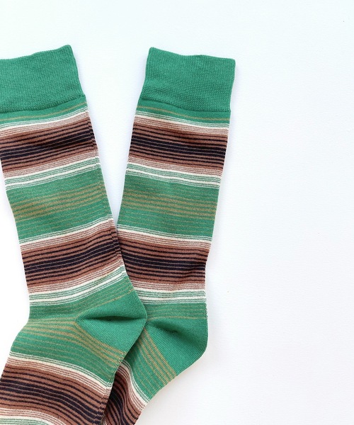 SANSeLF(サンセルフ)の「【SANSeLF】design socks sana21a003(ソックス/靴下・レディース・ライトブルー/レッド/イエロー/グリーン/ワインレッド・FREE)」の1枚目の写真