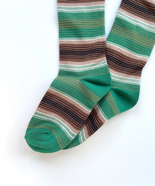 SANSeLF(サンセルフ)の「【SANSeLF】design socks sana21a003(ソックス/靴下・レディース・ライトブルー/レッド/イエロー/グリーン/ワインレッド・FREE)」の10枚目の写真