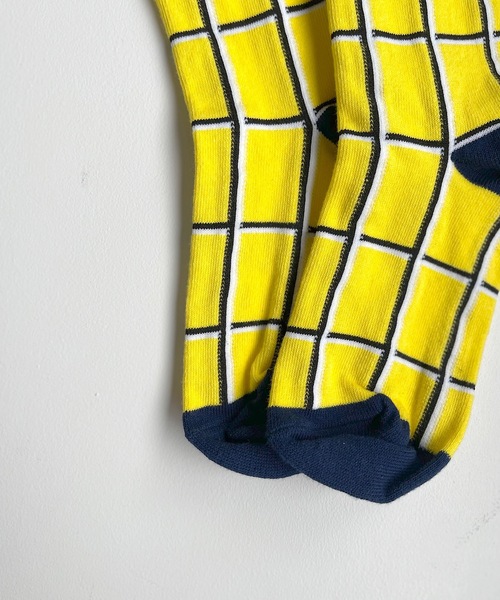 SANSeLF(サンセルフ)の「【SANSeLF】design socks sana21a003(ソックス/靴下・レディース・ライトブルー/レッド/イエロー/グリーン/ワインレッド・FREE)」の17枚目の写真