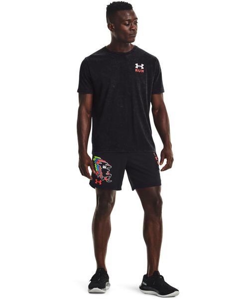 UNDER ARMOUR(アンダーアーマー)の「UAキープランウィアード ショートスリーブII(ランニング/メンズ)(Tシャツ/カットソー・メンズ・ブラック/ブルー・L/XL/S/M/XXL)」の2枚目の写真