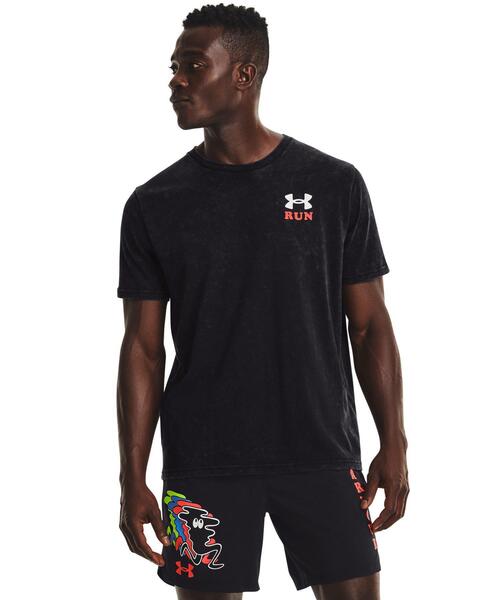 UNDER ARMOUR(アンダーアーマー)の「UAキープランウィアード ショートスリーブII(ランニング/メンズ)(Tシャツ/カットソー・メンズ・ブラック/ブルー・L/XL/S/M/XXL)」の13枚目の写真