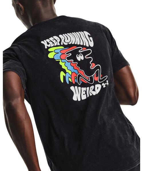 UNDER ARMOUR(アンダーアーマー)の「UAキープランウィアード ショートスリーブII(ランニング/メンズ)(Tシャツ/カットソー・メンズ・ブラック/ブルー・L/XL/S/M/XXL)」の9枚目の写真
