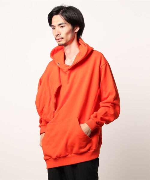 Uncut Bound（アンカットバウンド）の「CHOICES（チョイシーズ）ダブルフーディー（パーカー・メンズ・ピンク/オレンジ/チャコール・FREE）」の3枚目の写真