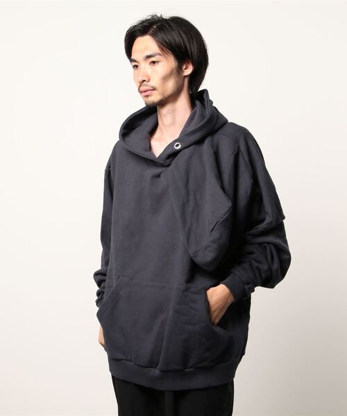 Uncut Bound（アンカットバウンド）の「CHOICES（チョイシーズ）ダブルフーディー（パーカー・メンズ・ピンク/オレンジ/チャコール・FREE）」の2枚目の写真