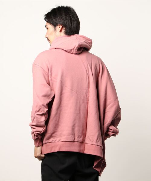 Uncut Bound（アンカットバウンド）の「CHOICES（チョイシーズ）ダブルフーディー（パーカー・メンズ・ピンク/オレンジ/チャコール・FREE）」の5枚目の写真