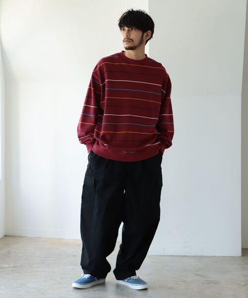 BEAMS（ビームス）の「BEAMS / バルーン イージー カーゴパンツ（カーゴパンツ・メンズ・ブラック/オリーブ・SMALL/LARGE/X-LARGE/MEDIUM）」の4枚目の写真