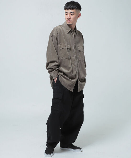 BEAMS（ビームス）の「BEAMS / バルーン イージー カーゴパンツ（カーゴパンツ・メンズ・ブラック/オリーブ・SMALL/LARGE/X-LARGE/MEDIUM）」の10枚目の写真