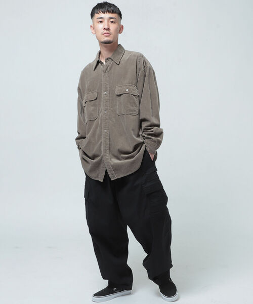 BEAMS（ビームス）の「BEAMS / バルーン イージー カーゴパンツ（カーゴパンツ・メンズ・ブラック/オリーブ・SMALL/LARGE/X-LARGE/MEDIUM）」の11枚目の写真