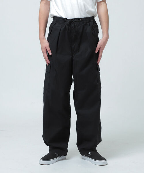 BEAMS（ビームス）の「BEAMS / バルーン イージー カーゴパンツ（カーゴパンツ・メンズ・ブラック/オリーブ・SMALL/LARGE/X-LARGE/MEDIUM）」の14枚目の写真
