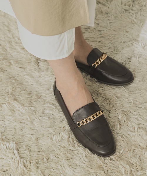 URBAN RESEARCH（アーバンリサーチ）の「チェーンローファー（ローファー・レディース・ブラック/ダークブラウン・38/36/37）」の9枚目の写真