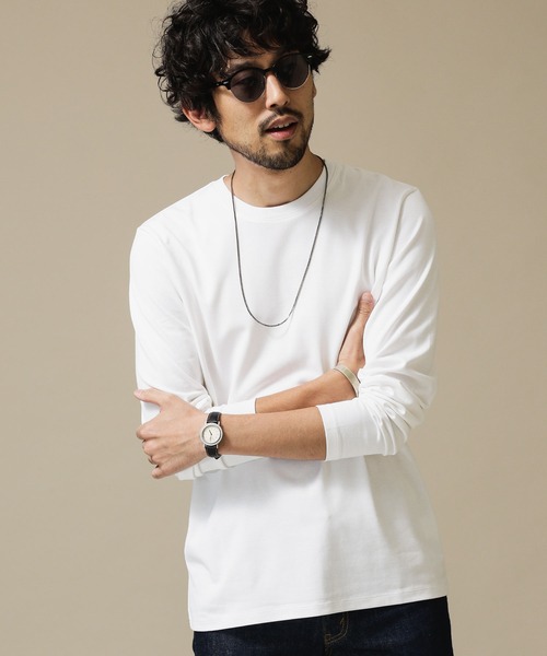 汗染み防止 Anti Soaked ヘビークルーネック長袖 Tシャツ カットソー Nano Universe ナノユニバース のファッション通販 Zozotown 汗染み防止 Anti Soaked ヘビークルーネック長袖 Tシャツ カットソー Nano Universe ナノユニバース のファッション通販 Zozotown
