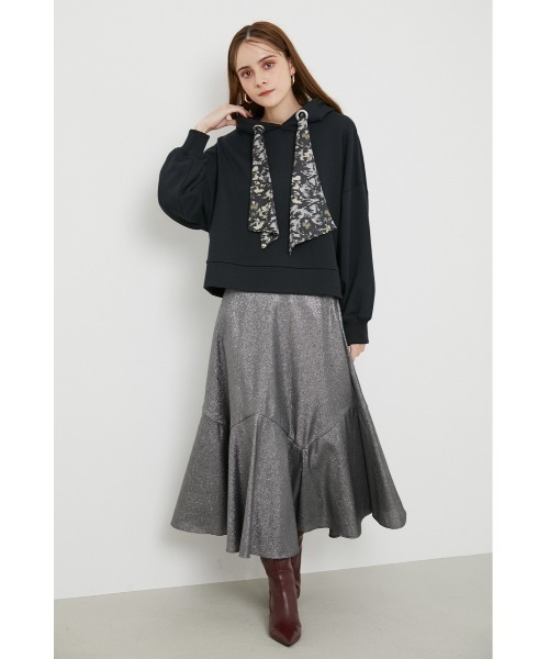 rienda - rienda Scarf Pattern TOP スカーフ柄 トップス rienda - 【rienda】スカーフパターントップスの通販 by shop