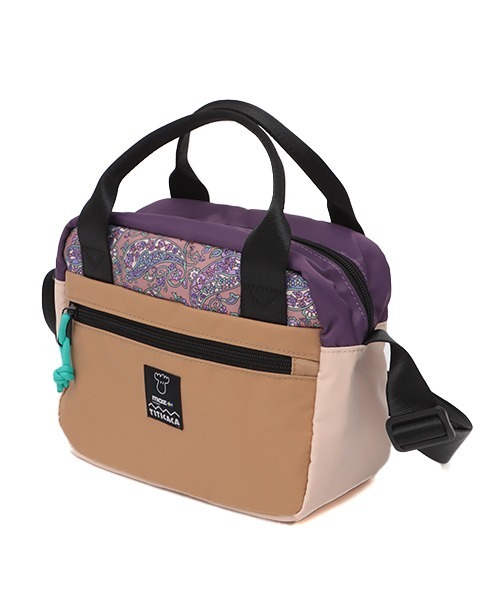 moz（モズ）の「mozコラボ ボックスショルダーバッグ【moz×チチカカ】（ショルダーバッグ・レディース・ブラック/ベージュ・FREE）」の11枚目の写真