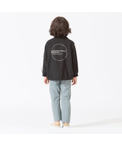 BREEZE(ブリーズ)の「/ラインブルゾン(ブルゾン・キッズ・ブラック/キャメル・120/130/100/90/150/110/140)」の4枚目の写真