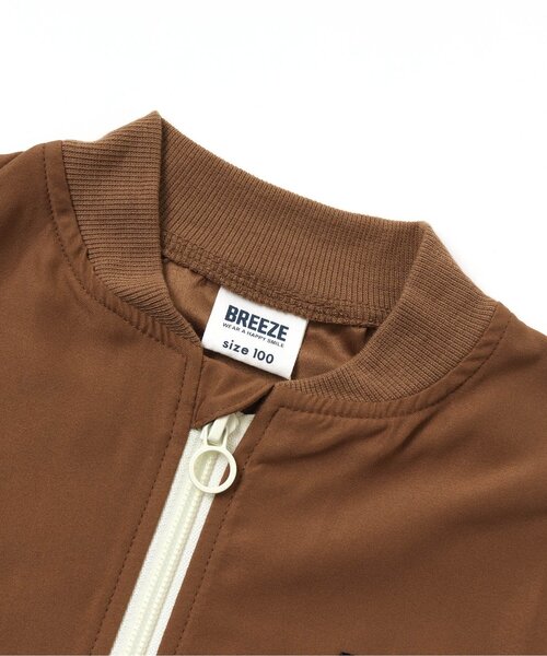 BREEZE(ブリーズ)の「/ラインブルゾン(ブルゾン・キッズ・ブラック/キャメル・120/130/100/90/150/110/140)」の13枚目の写真